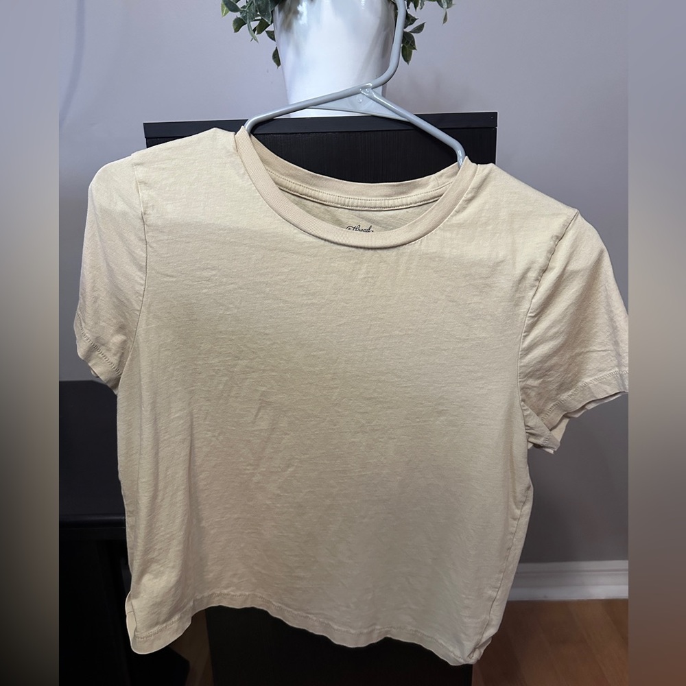 Tan crop top